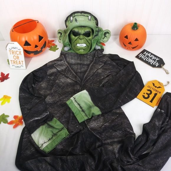 Universal Studios Monsters Frankenstein Pajama/Halloween Costume Size X-Large - Picture 2 of 12